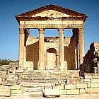 Das ehemalige Kapitol von Dougga - Tunisia